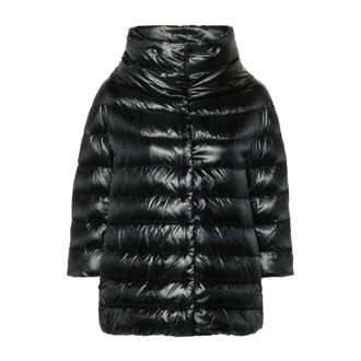 Herno Dames, Jassen, Zwart, Maat: XS Katoen