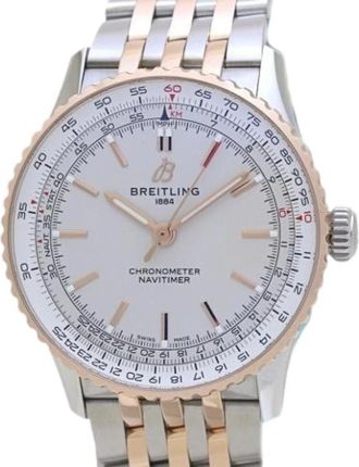 Breitling Pre-owned U17329 Polshorloge - Heren - Vintage Horloges - Beige - ONE Size - Vintage