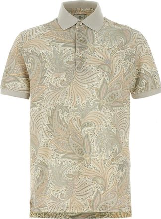 Etro Multicolor Polo Paisley flowers