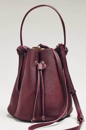 Melie Bianco Laguna Cinched Vegan Leather Bucket Bag