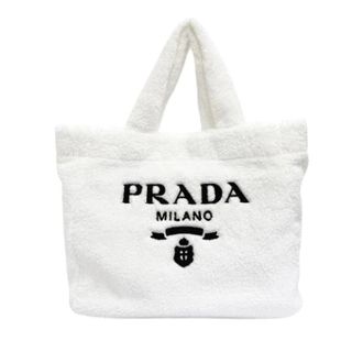 Prada Borsa tote in spugna Pre-owned - - Pre-owned - Donna - Bianco - ONE SIZE
