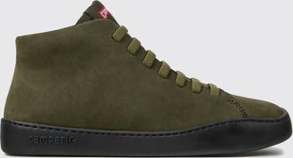 Camper Peu Touring Nubuck High-Top Sneakers with Elastic Laces and Side Zip