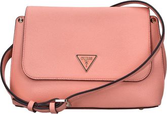 Guess Meridian Triangle Logo Crossbody - Dames - Schoudertassen - Roze - ONE Size - Leer - Tassen