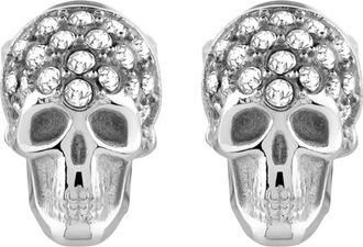 Philipp Plein Plein Enigma Crystal Stud Earrings