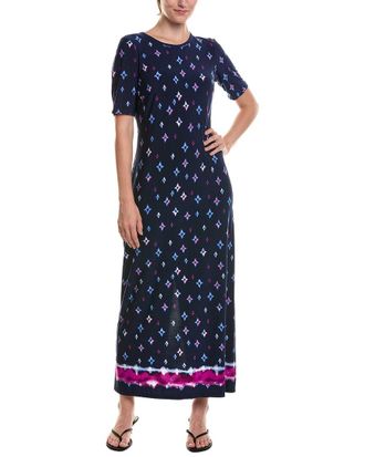 Vince Camuto 3/4-Sleeve Maxi Dress