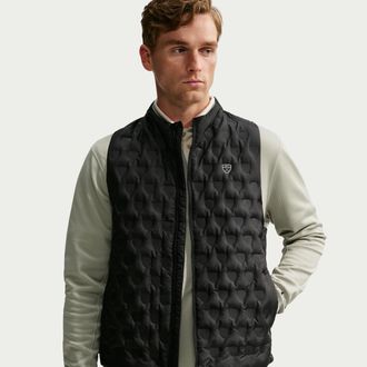 Nike Mens Therma-FIT ADV Repel Golf Vest in Black | IO2824-010