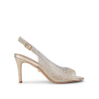 Carvela Womens Lovebird Sling Sandals - Gold - Size UK 4