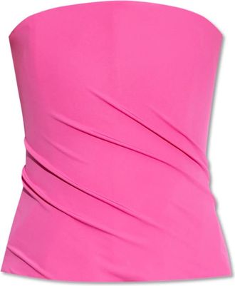 Versace Top met blote schouders - Dames - Tops zonder mouwen - Roze - XS - Tops