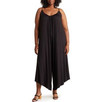 Renee C Jersey Tank Jumpsuit in Black at Nordstrom Rack, Size 1X