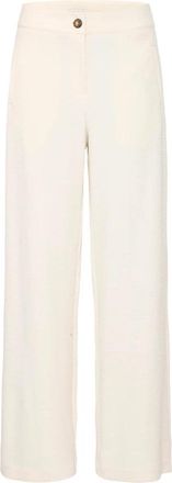 Ichi Berk Freewear Broek - Dames - Wijde Broeken - Wit - W30 L32 - Broeken
