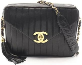 Chanel Pre-owned Vintage Shoulder Bag - Dames - Vintage Schoudertas - Zwart - ONE Size - Vintage