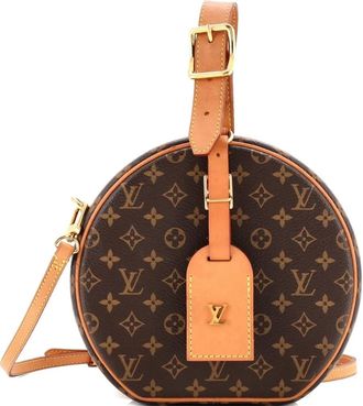 Louis Vuitton Petite Boite Chapeau Bag Monogram Canvas crossbody bag - Bruin