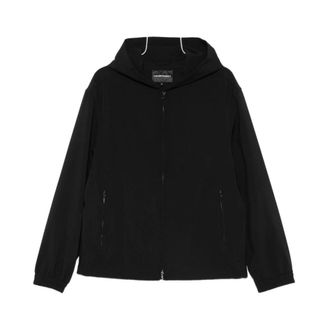 Emporio Armani Zip-through Hooded Sweatshirt - Heren - Vesten met rits - Zwart - 2XL - Hoodies & sweatvesten