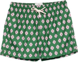 Peninsula Costume da bagno con motivo geometrico - Verde