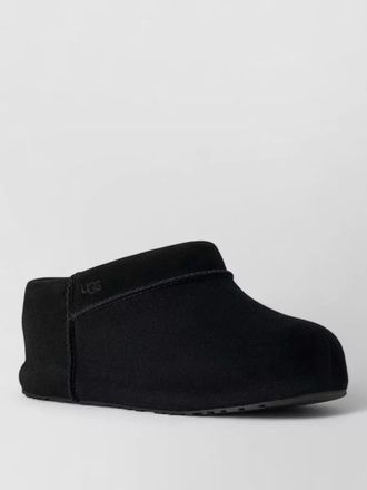 UGG shearling lined suede clogs