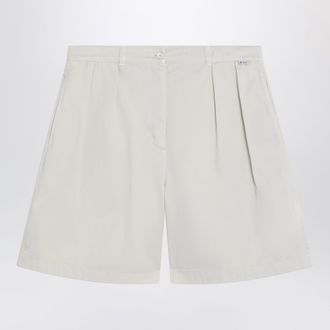 Prada Bermuda color naturale in gabardine