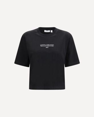 Off-white Made on earth, designed on a plane T-shirt Female XS