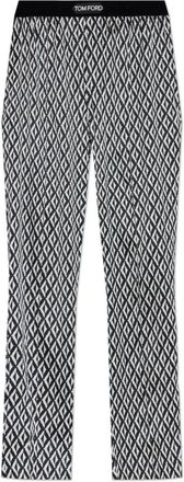 Tom Ford Printed Pajama Bottoms - Heren - Pyjama - Zwart - L - Nachtkleding