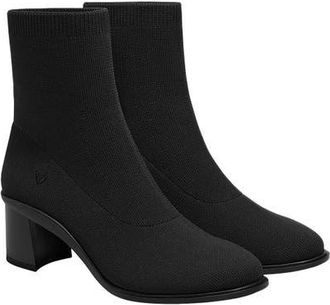 Vivaia Almond-Toe Running Heel Boots in Black at Nordstrom, Size 11