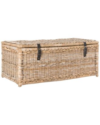 Happimess Caden 46In Wicker Storage Trunk