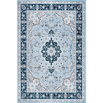 Jonathan Y Designs Palmette Modern Persian Floral Area Rug in Blue/navy at Nordstrom, Size 3Ft 0In X 5Ft 0In