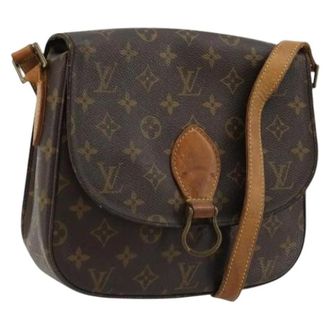 Louis Vuitton Pre-owned Cross Body Bags, female, Brown, Size: ONE SIZE Pre-owned Saint Cloud GM Shoulder Bag