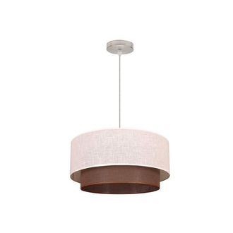 Fabrilamp Fabrilamp - Mi Lampara - Colgante Doble 1l. Beis/beis Cilind (35/25/reg)