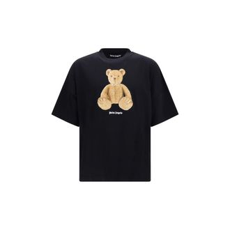 Palm Angels Zwarte Katoenen T-Shirt