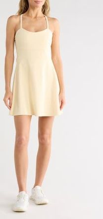 Zella Outscore 2.0 Active Dress in Yellow Buttercream at Nordstrom Rack, Size X-Large