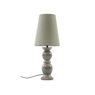 Lucande L&aacute;mpara de mesa de cer&aacute;mica verde