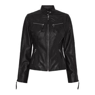 BTF-CPH Btfcph - Leren Jas - Dames - Jassen - Zwart - Maat: 2XL Leer