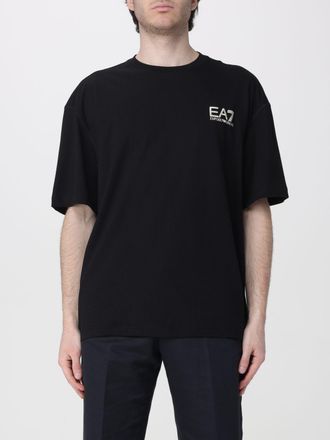 Emporio Armani T-shirt a girocollo in cotone stampata
