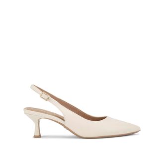 Carvela Womens Allegra Sling Heels - White material_Synthetic - Size UK 4