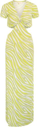 Michael Kors Maxi Dress - Dames - Maxi kleedjes - Groen - L - Kleedjes