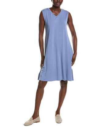 Eileen Fisher Eileen Fisher V-Neck Midi Dress