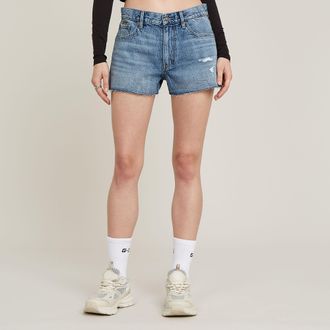 G-Star True Denim Short Raw Edge - Midden blauw - Dames