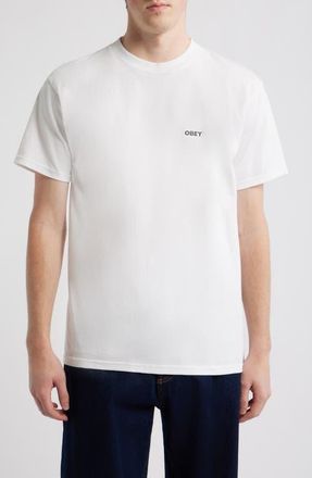 Obey Icon 89 Graphic T-Shirt in White at Nordstrom, Size X-Large