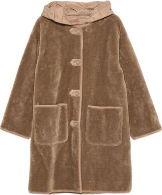 Vicolo Cappotto con cappuccio - Marrone