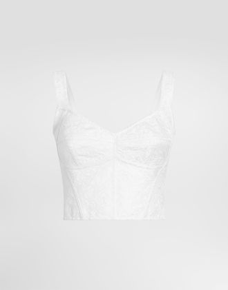 Dolce & Gabbana Bustier - Woman Shirts And Tops White 42