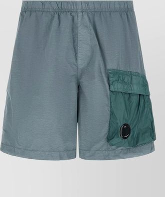 C.P. Company lente swim shorts side pocket contrast