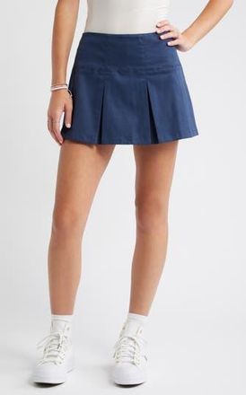 BP. Preppy Pleated Miniskort in Navy Iris at Nordstrom Rack, Size Xx-Small