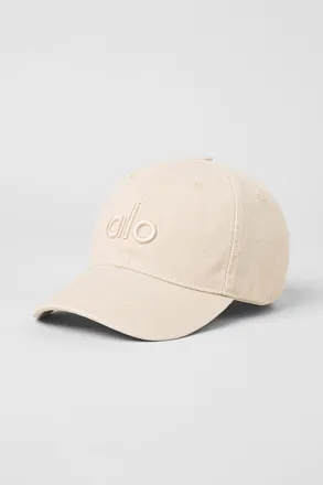 Alo | Washed Off-Duty Cap in Sand Dollar