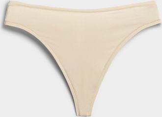 Miiyu Womens Ultra-soft stretch high-cut thong Recycled nylon