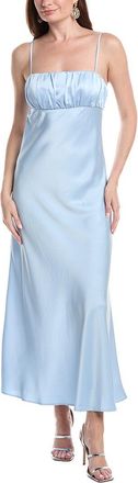Laundry Laundry by Shelli Segal Shirred Satin Slip Dress