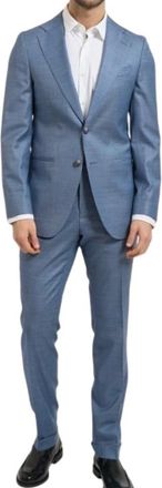 HUGO BOSS Hombre, Trajes, Azul, Talla: L