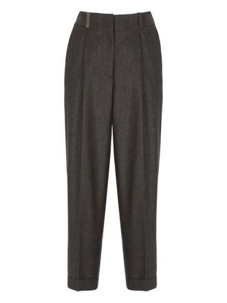 PESERICO pleated trousers - Grijs
