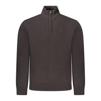 North Sails Jersey de cuello alto con media cremallera - Knitwear - Hombre - Marr&oacute;n - 2XL
