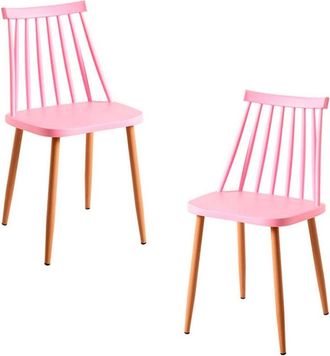 Regalos Miguel Packs Sillas Comedor - Pack 2 Sillas Bik - Rosa