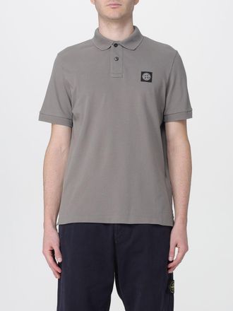 Stone Island Polo in cotone biologico piquet stretch Stone Island