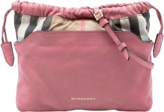Burberry Pre-owned Bucket Bags, female, Pink, Size: ONE SIZE Pre-owned Bucket Bag